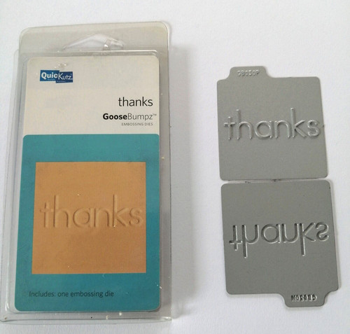 Quickutz thanks rar embossing - quickutz,